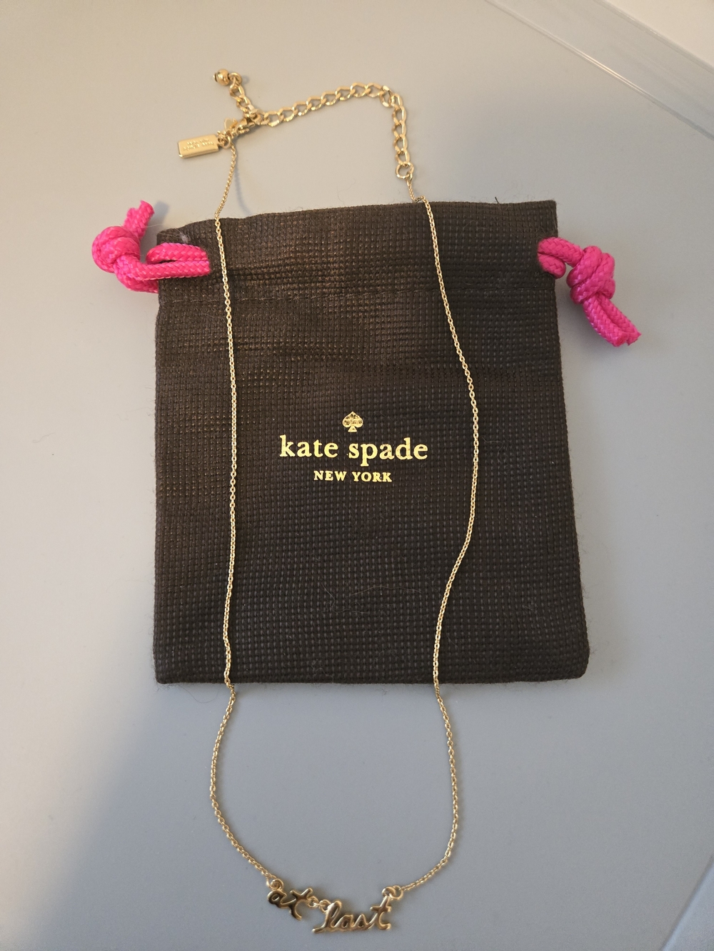 kate spade New York Gold 'At Last' Pendant Necklace - Gold